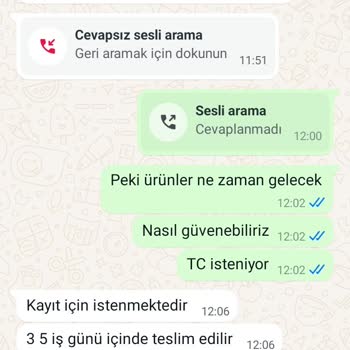 Evde Ekişi Paketleme Kişisel Bilgilerimin İzinsiz Kullanımı Hakkında Uyarı