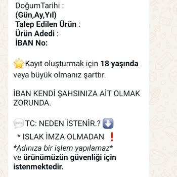 Evde Ekişi Paketleme Kişisel Bilgilerimin İzinsiz Kullanımı Hakkında Uyarı