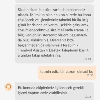 Trendyol Yavaş Hizmet Ve Çözüm Bulamama