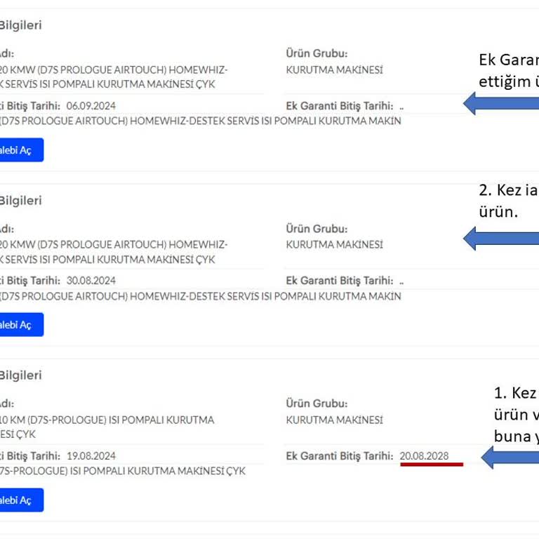 Arçelik Benim Olmayan Ürüne Yaptığı Ek Garanti Ücretini İade Etmiyor.