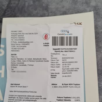 Xiaomi Smart Band 7 Akıllı Bileklik Garantisi 2 Yıl,1 Yılda Bozuldu