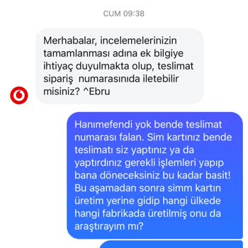 Vodafone Kendi Gönderdikleri Sim Kartı Kullanıma Açamıyor!