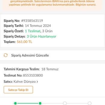Kahve Dünyası Trendyol'un Ortaklaşa Müşteriyi Mağdur Etmesi