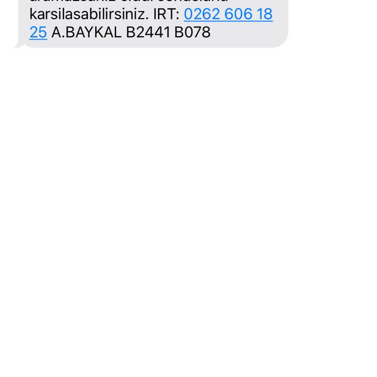 BAYKALOTO (SMS) Yanıltmak Amaçlı Gelen Mesaj!