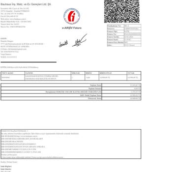 Bauhausk eine Rückmeldung nach Rückgabe des Tischsets