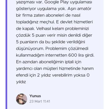 Sadenet İptal Edilen İnternetten Hala Fatura Gelmesi