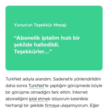 Sadenet İptal Edilen İnternetten Hala Fatura Gelmesi