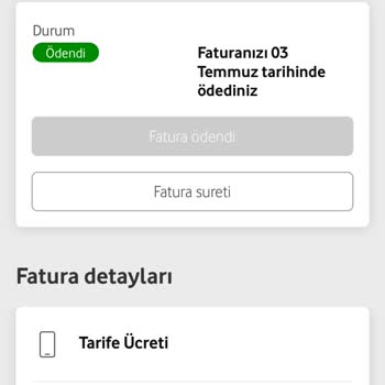 Vodafone Faturamın Fiyatını Birden Arttırdı