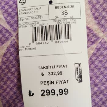 LCW Deki Ürünlerin Etiket Fiyat Farkı