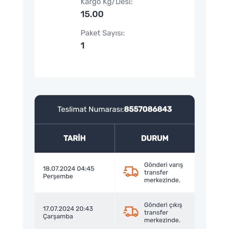 Aras Kargo Gecikme Olması Ve Kargonun Takip Edilmemesi