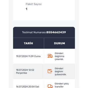 Sürat Kargo Teslim Edilmeyen Kargo