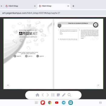 Pegem.net Pegem Kampüs Hibrit Kitabın Çözümleri Görünmüyor
