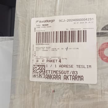 Hasarlı Ürün Sürat Kargo Ürünü Hasarlı
