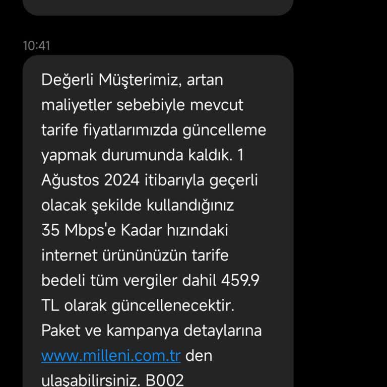 Millenicom İnternet Bağlantı Sorunları Ve İptal Süreci
