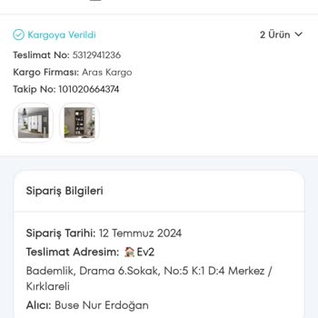 A101 Ekstra Dolabımı Göndermiyor