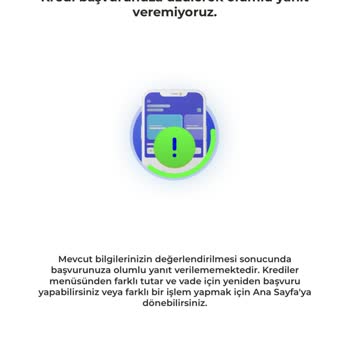 On Dijital Bankacılık Kredi Notu Gerekçesiyle Sıfır Faizli Kredinin Reddedilmesi