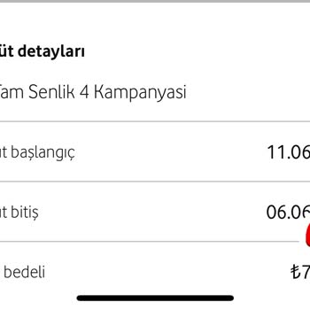 Vodafone Cayma Bedeli Yüksek Hesap
