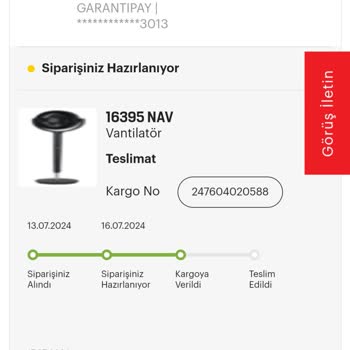 Arçelik Online Site Ücret İadesi