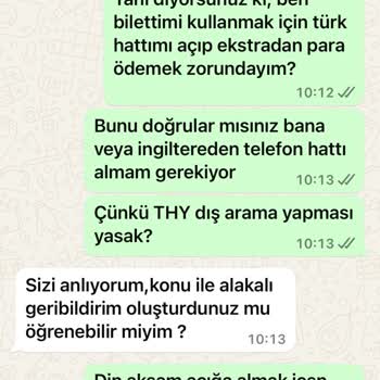 Türk Hava Yolları'nın Müşteri Hizmetlerinde Hakaret Ve İlgisizlik