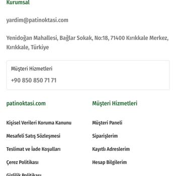 Pati Noktası Ürün Teslimatı Ve Müşteri Hizmeti Sorunu