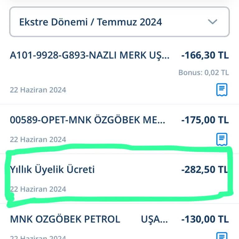 Denizbank Müşterinin Haberi Olmaksızın Yıllık Üyelik Ücreti Kesintisi