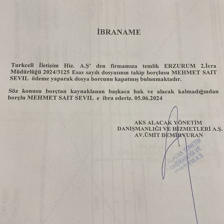 Turkcell 2 Aya Yakın Borcumu Ödediğim Halde Hacizim Kalkmadı Dosya Düşmedi
