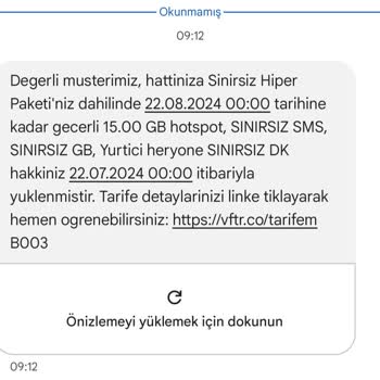 Aylardır İlgisiz, Alakasız Tavırlarından Dolayı Vodafone Pişmanlıktır.