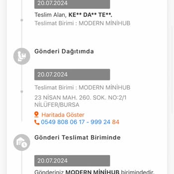 MNG Kargo Sipariş Farklı Bir Adrese Gönderildi, Şubeye Ulaşamıyorum.
