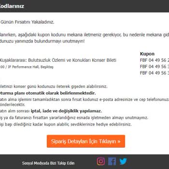 Fırsat Bu Fırsat Eksik Etkinlik Açıklamasına Rağmen İade Yapmıyor