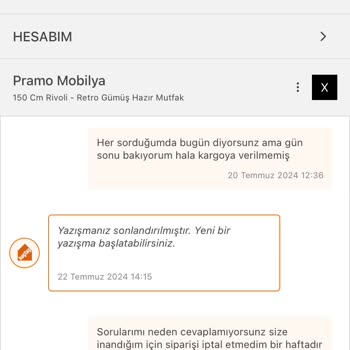 Koçtaş Satın Aldığım Ürünü Göndermiyor Kostas Mağduriyeti