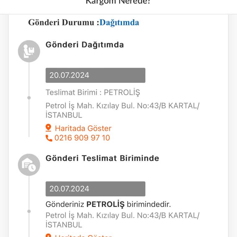 MNG Kargo Petroliş Şubesi Kargoyu Teslim Etmiyor