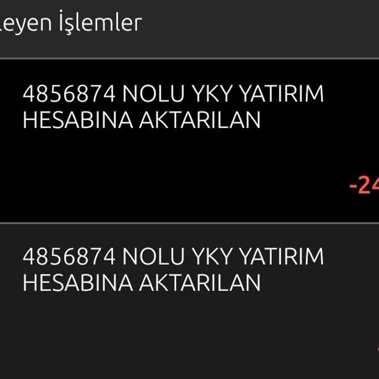 Yapı Kredi Bankası Yky Kesintisi Adı Altında Kesinti Yapıyor