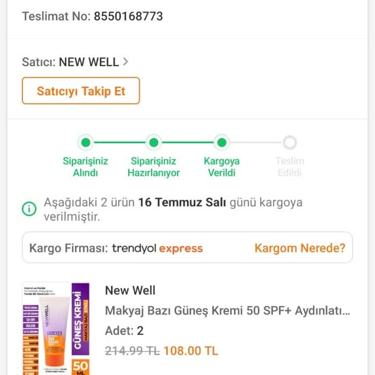 Trendyol Express Kargoyu Zamanında Teslim Etmiyor.