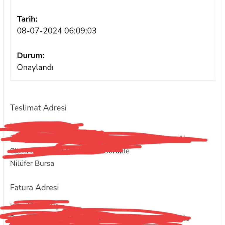 Çetinkaya İnternet Sitesinde Yaşanan Sipariş Ve İade Sorunları