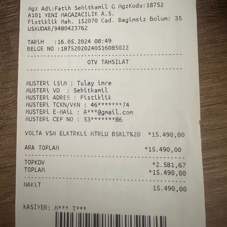 A101 Volta Marka Bisiklet İadesi Onaylanmaması