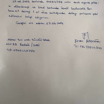 Türkiye Sigorta Satılan Ev İçin Yenilenen DASK Poliçesi Ve İptal Sorunu