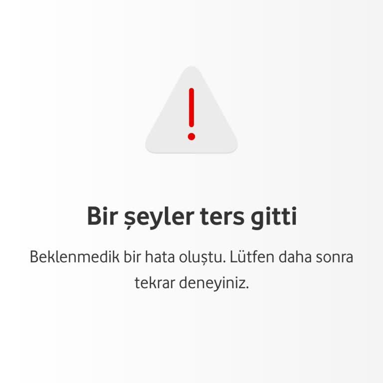 Vodafone Pay Vodafone Mobil Ödeme. Sorunu