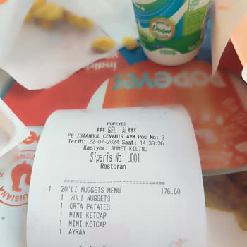 Popeyes Eksik Ürün Ve Yanıltıcı Fiyatlandırma