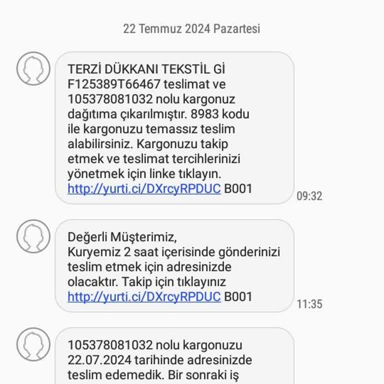 Yurtiçi Kargo Balat Şubesi Oyalıyor