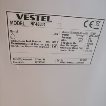 Vestel Buzdolabı, Ürün Dondurma Sorunu