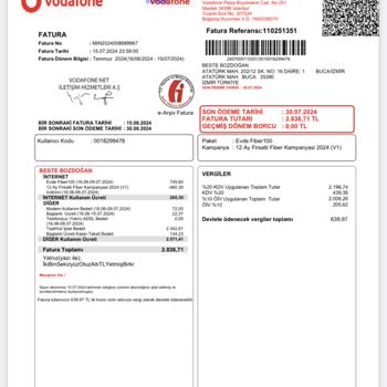 Vodafone Evde İnternet Fesih İşleminde Beklenmedik Ücret Şoku