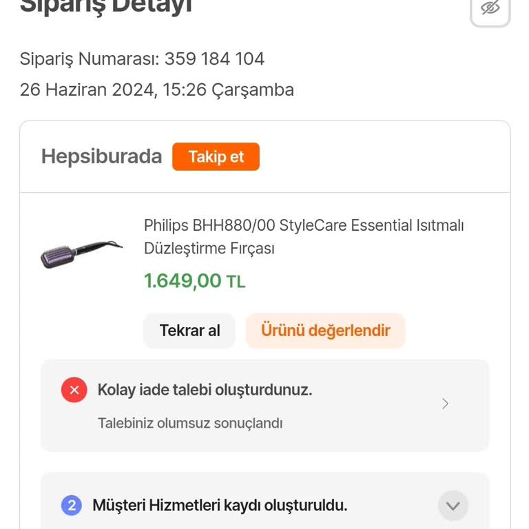 Hepsiburada Pişmanlık Alışveriş Yapmak