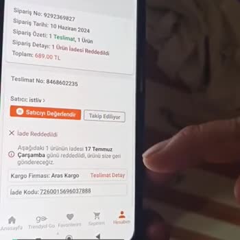 Trendyol Görseldeki Ürün Farklı Gelen Ürün Farklı!