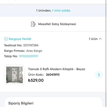 A101 Ekstra Uygulamasından Sipariş