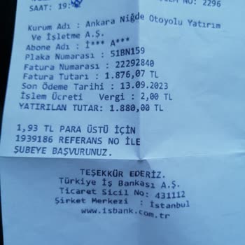 Ankara Niğde Otoyolu (Erg İnşaat) Borcumu Ödediğim Halde Hala Borcum Artarak Devam Ediyor