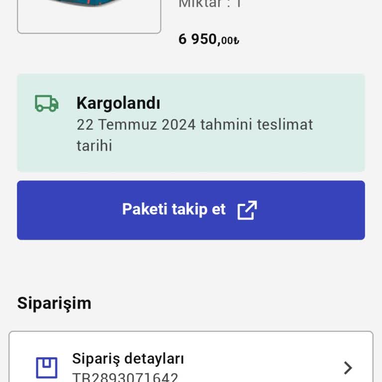 Decathlon 9gün Sonra Kargoya Teslim Edilen Ürün