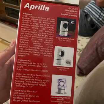 Aprilla Marka Sinek Öldürücü Cihaz İşe Yaramıyor