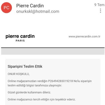 Pierre Karden Aydınlı Grup Defalarca Yanlış Gelen Ürün
