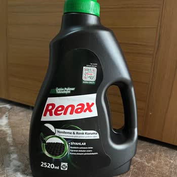 Renax Sıvı Deterjan Tüm Koyu Renk Kıyafetlerimizi Soldurdu!