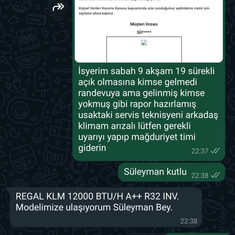 Regal Uşak Vestel Servisinin Ciddiyetsiz Ligi Ve Yalanları